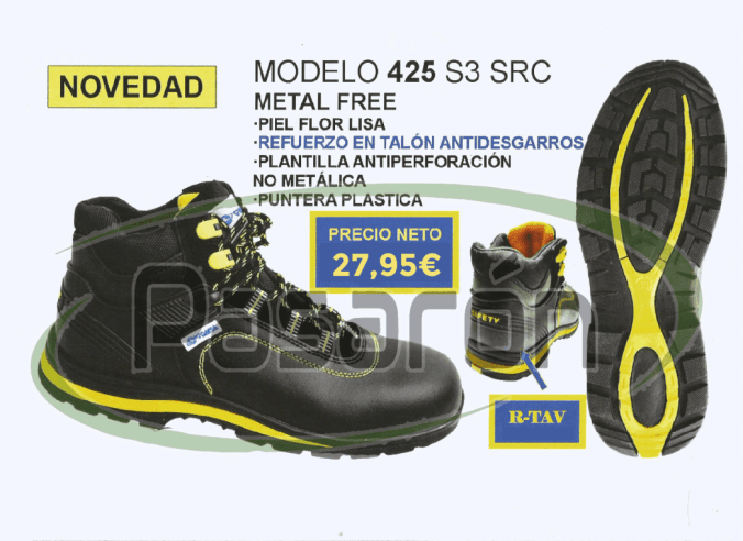 Zapatos de seguridad pasaron cb